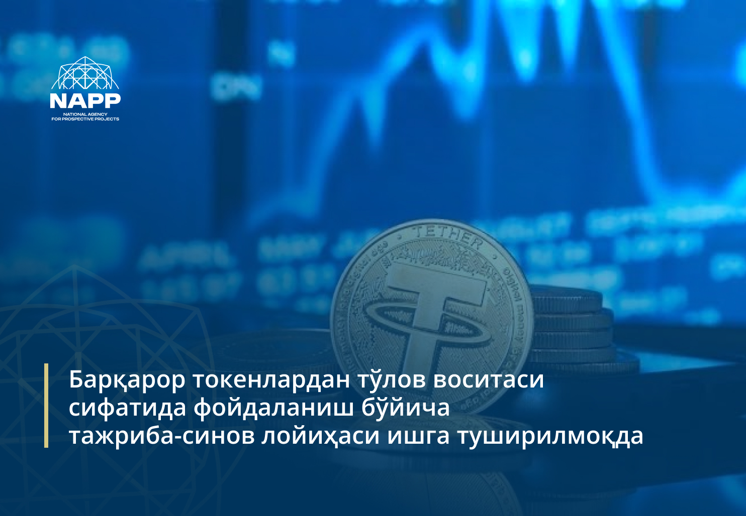 Запускается пилотный проект по использованию стабильных токенов  в качестве средства платежа